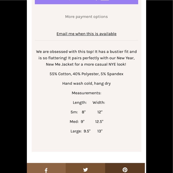 Life of the Party Crop top - Picture 3 of 3